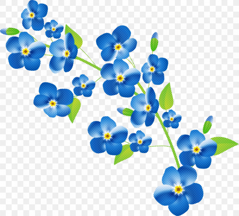 Blue Cobalt Blue Flower Forget-me-not Plant, PNG, 983x888px, Blue, Borage Family, Cobalt Blue, Flower, Forgetmenot Download Free