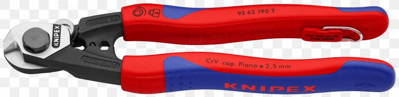 Cutting Tool Knipex Electrical Cable Wire Rope, PNG, 2953x722px, Cutting Tool, Cutting, Electrical Cable, Hardware, Knipex Download Free