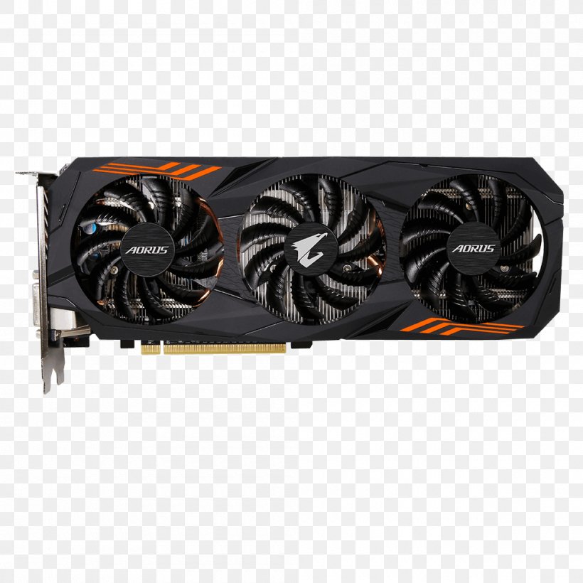Graphics Cards & Video Adapters NVIDIA GeForce GTX 1060 Gigabyte Technology 英伟达精视GTX, PNG, 1000x1000px, Graphics Cards Video Adapters, Aorus, Computer Component, Computer Cooling, Digital Visual Interface Download Free