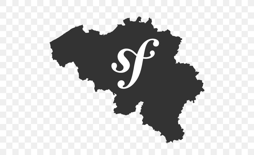 Provinces Of Belgium Vector Map Royalty-free, PNG, 500x500px, Provinces Of Belgium, Belgium, Black, Black And White, Logo Download Free