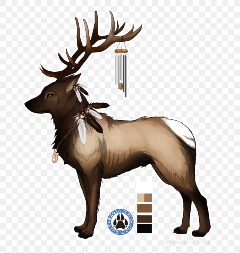 Reindeer Elk Red Deer Antler, PNG, 871x917px, Reindeer, Antler, Canidae, Deer, Dog Download Free