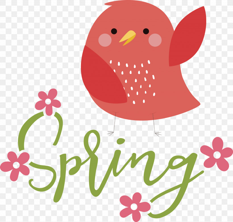 Spring Bird, PNG, 3000x2860px, Spring, Bird, Birds, Cartoon, Flower Download Free