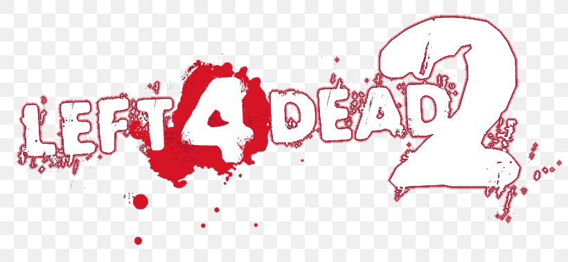 Left 4 Dead 2 Logo Desktop Wallpaper Font, PNG, 804x379px, Watercolor, Cartoon, Flower, Frame, Heart Download Free