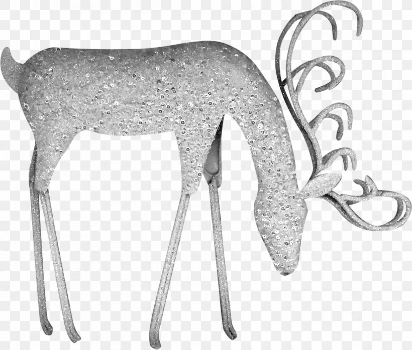 Reindeer Moose, PNG, 1900x1619px, Reindeer, Antler, Black And White, Chair, Christmas Download Free