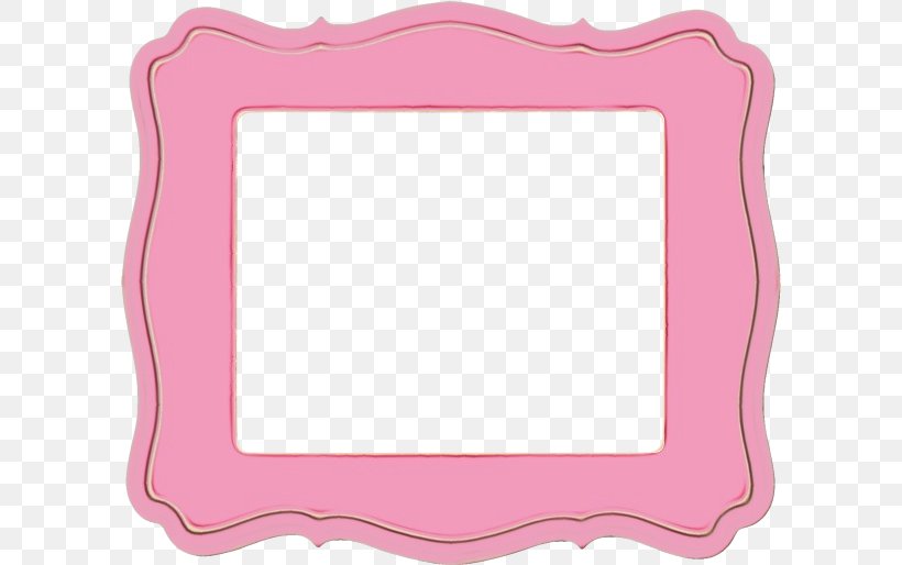 Background Watercolor Frame, PNG, 600x514px, Watercolor, Magenta, Meter, Paint, Picture Frame Download Free