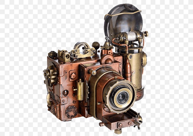 Steampunk Antique Cameras Photography, PNG, 500x578px, Steampunk, Antique Cameras, Auto Part, Automotive Engine Part, Camera Download Free