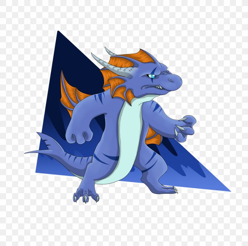 Cartoon Figurine Microsoft Azure, PNG, 1024x1019px, Cartoon, Art, Dragon, Electric Blue, Fictional Character Download Free