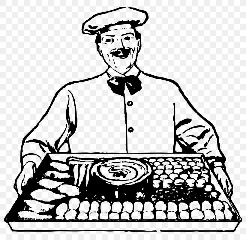 Chef Free Content Restaurant Clip Art, PNG, 800x800px, Chef, Art, Artwork, Black And White, Blog Download Free