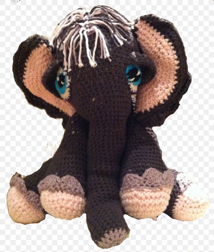 Crochet Amigurumi Stuffed Animals & Cuddly Toys Elephants African Elephant, PNG, 1616x1904px, Crochet, African Elephant, Amigurumi, Animal, Boston Terrier Download Free