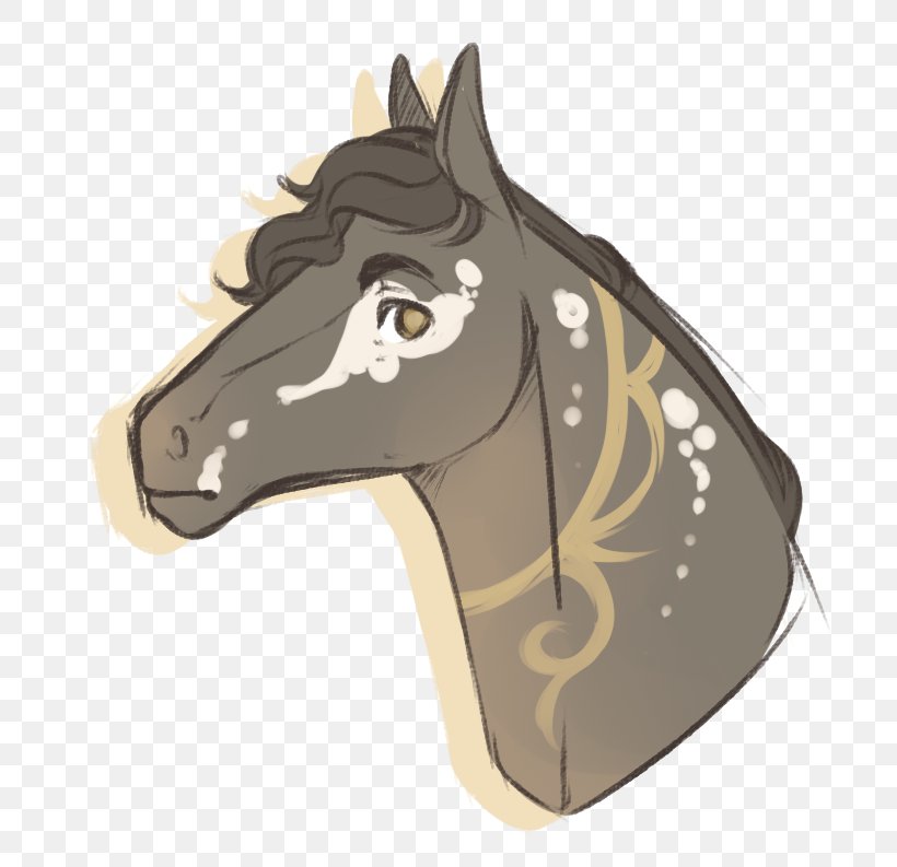 Mane Halter Mustang Stallion Rein, PNG, 743x793px, Mane, Bridle, Cartoon, Character, Fictional Character Download Free
