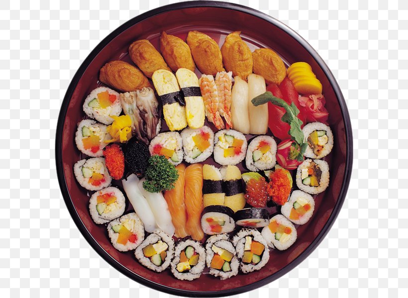 Sushi Asian Cuisine Sashimi Onigiri Japanese Cuisine, PNG, 600x600px, Sushi, Appetizer, Asian Cuisine, Asian Food, California Roll Download Free