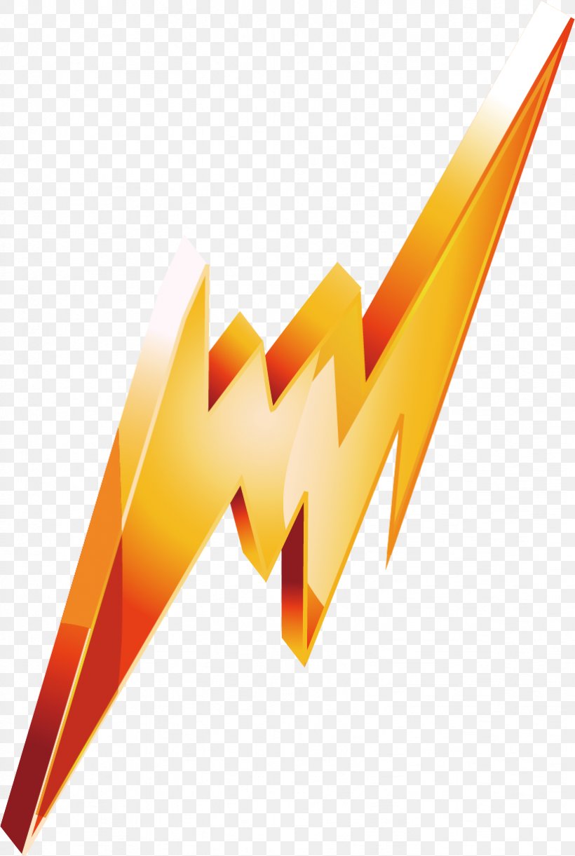 Yellow Lightning Strike, PNG, 822x1224px, Yellow, Brand, Computer Graphics, Designer, Lightning Download Free