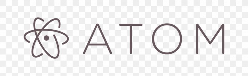 Atom Text Editor Brand Product, PNG, 980x300px, Atom, Brand, Editor, Fedora, Logo Download Free