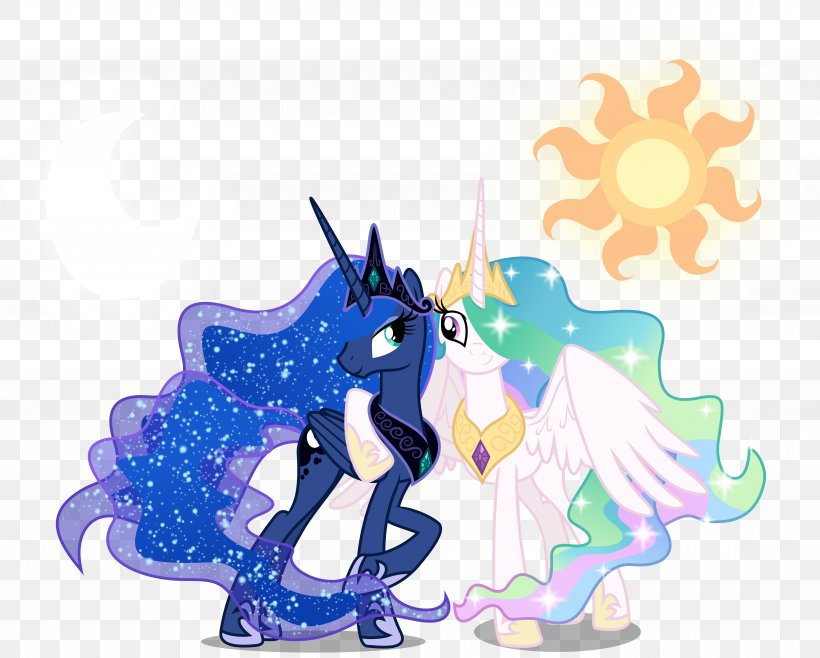 Princess Luna Princess Celestia Pony Pinkie Pie Princess Cadance, PNG, 7600x6100px, Princess Luna, Cartoon, Character, Fairy, Fan Art Download Free