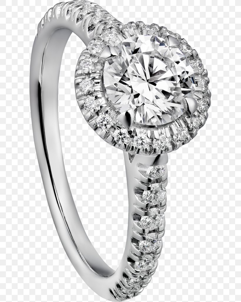 Engagement Ring Solitaire Cartier Diamond, PNG, 619x1024px, Engagement Ring, Body Jewelry, Brilliant, Cartier, Diamond Download Free