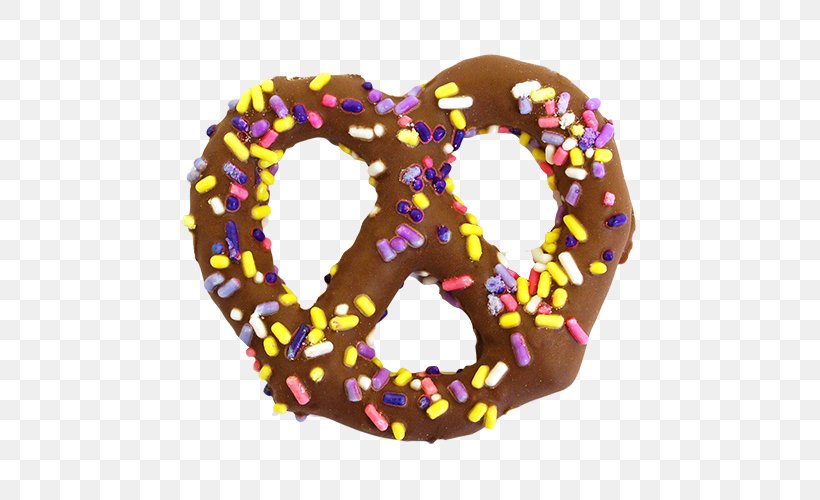 Sprinkles Donuts Pretzel Milk Chocolate, PNG, 500x500px, Sprinkles, Biscuits, Candy, Chocolate, Confectionery Download Free