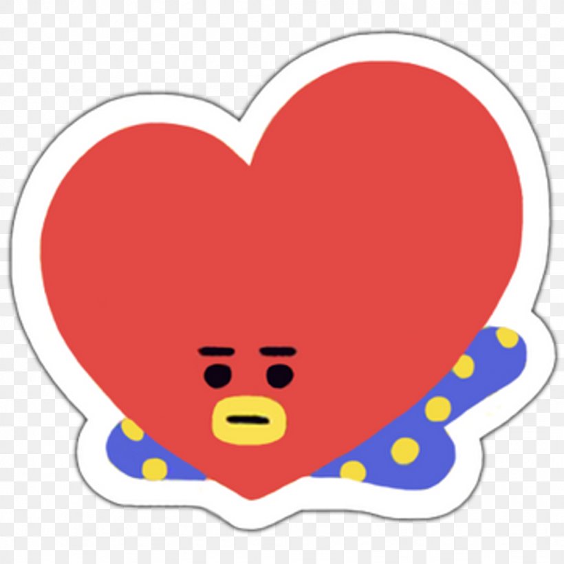 BTS Sticker Line Friends Tata Motors Decal, PNG, 1024x1024px, Watercolor, Cartoon, Flower, Frame, Heart Download Free