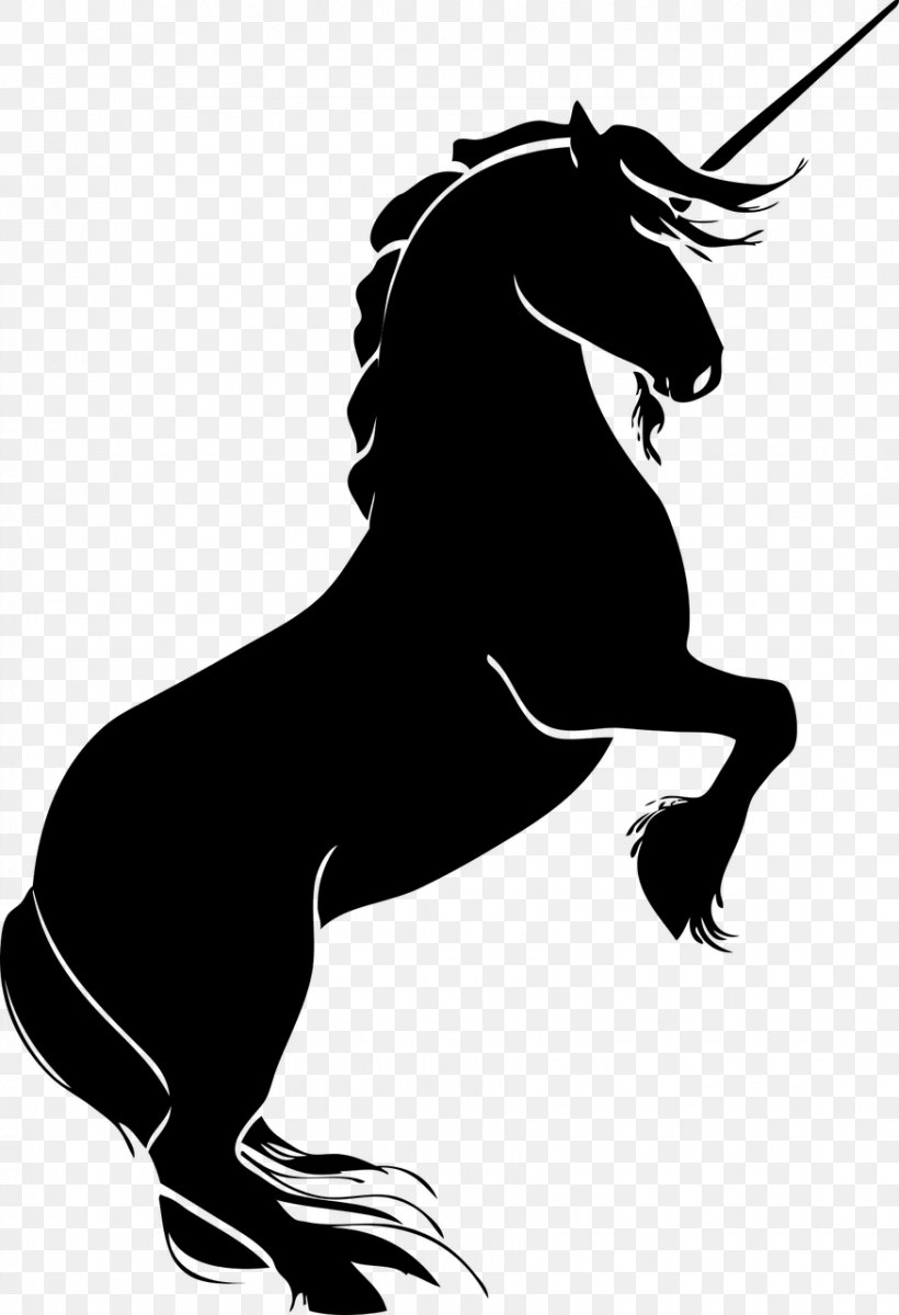 Horse Unicorn Silhouette Clip Art, PNG, 875x1280px, Horse, Art, Black, Black And White, Carnivoran Download Free