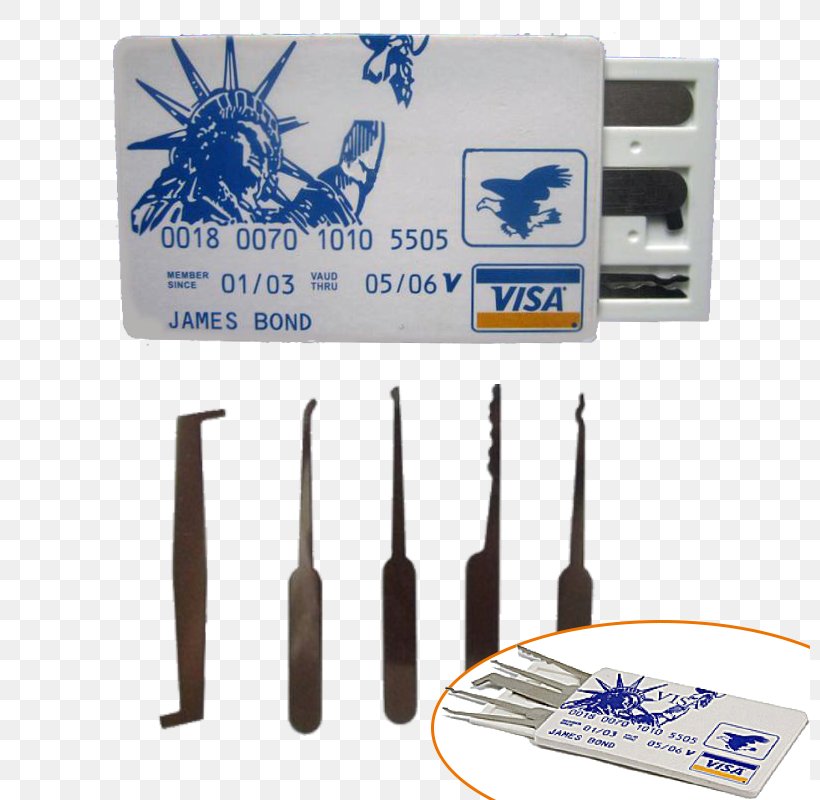Lock Picking Credit Card Tool, PNG, 800x800px, Lock Picking, Bank, Credit, Credit Card, Debit Card Download Free