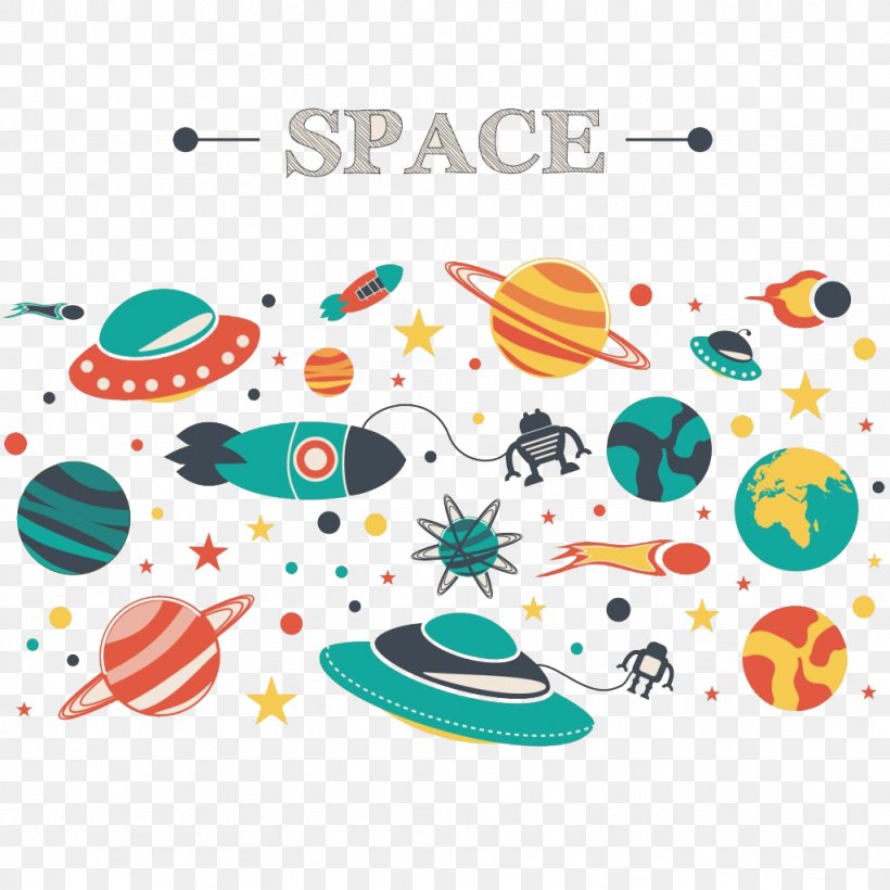 Spacecraft Outer Space Cartoon Illustration, PNG, 1024x1024px, Spacecraft, Area, Cartoon, Drawing, Flying Saucer Download Free