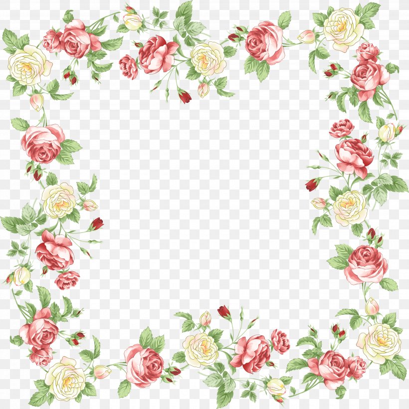 Floral Design Flower Clip Art, PNG, 3500x3500px, Floral Design, Area, Art, Border, Branch Download Free