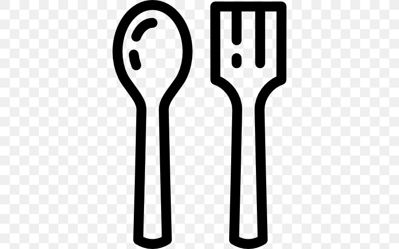 Knife Spoon Fork Cutlery Clip Art, PNG, 512x512px, Knife, Black And White, Cutlery, Food, Fork Download Free
