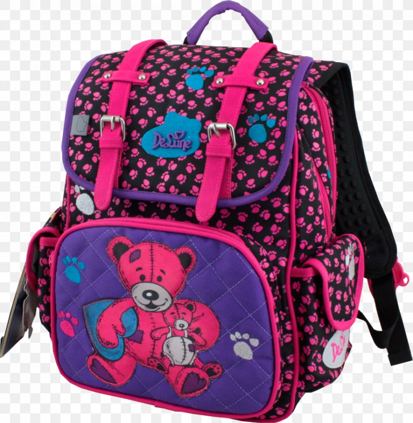 Backpack Bag Satchel Ransel School, PNG, 879x900px, Watercolor, Cartoon, Flower, Frame, Heart Download Free