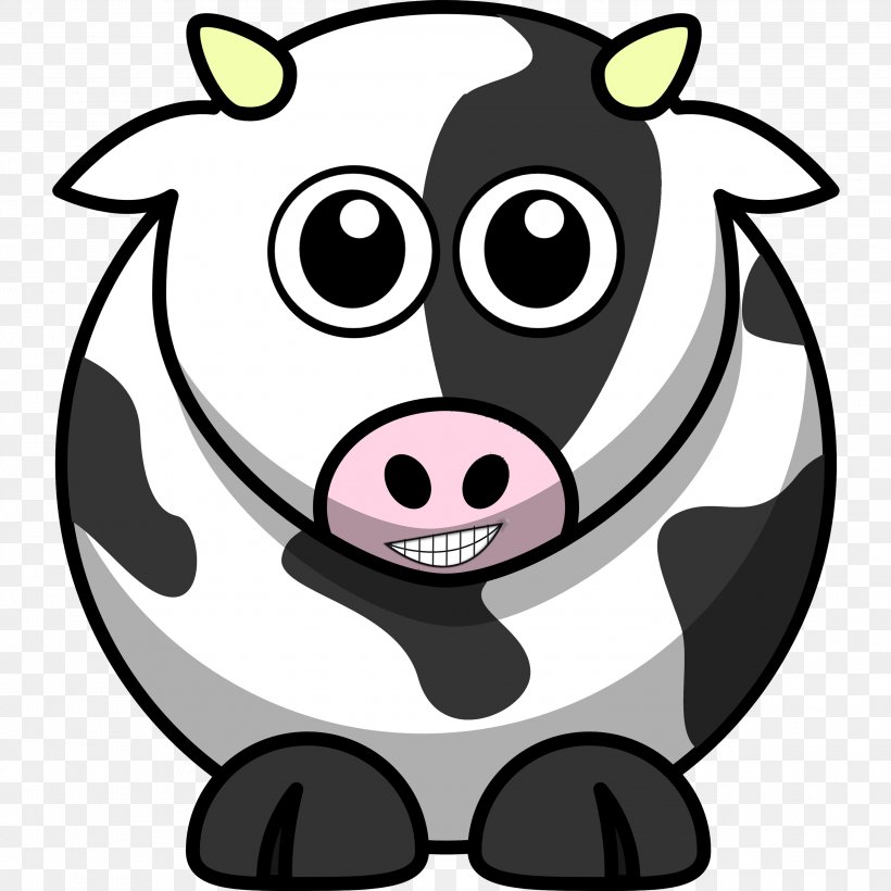 Cattle Cartoon Drawing Clip Art, PNG, 3000x3000px, Cattle, Art, Artwork, Cartoon, Cattle Like Mammal Download Free