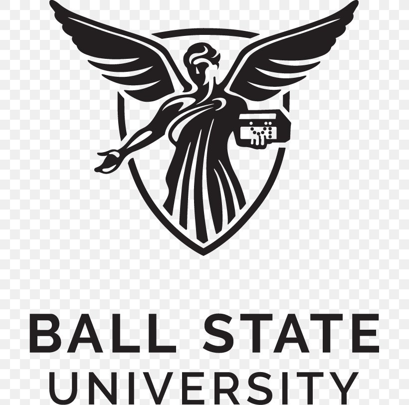 Ball State University University Of Oulu Virginia Tech Public University, PNG, 701x812px, Ball State University, Academic Degree, Artwork, Bird, Black And White Download Free