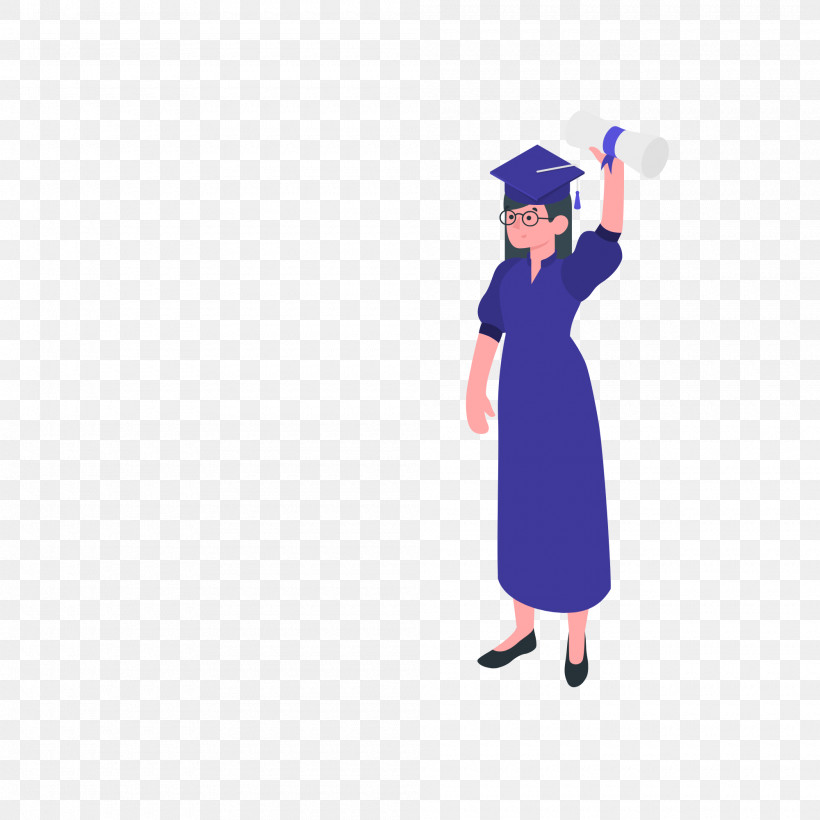 Graduation Ceremony Academic Dress Formal Wear Clothing Dress, PNG, 2000x2000px, Graduation Ceremony, Academic Dress, Academy, Cartoon, Clothing Download Free