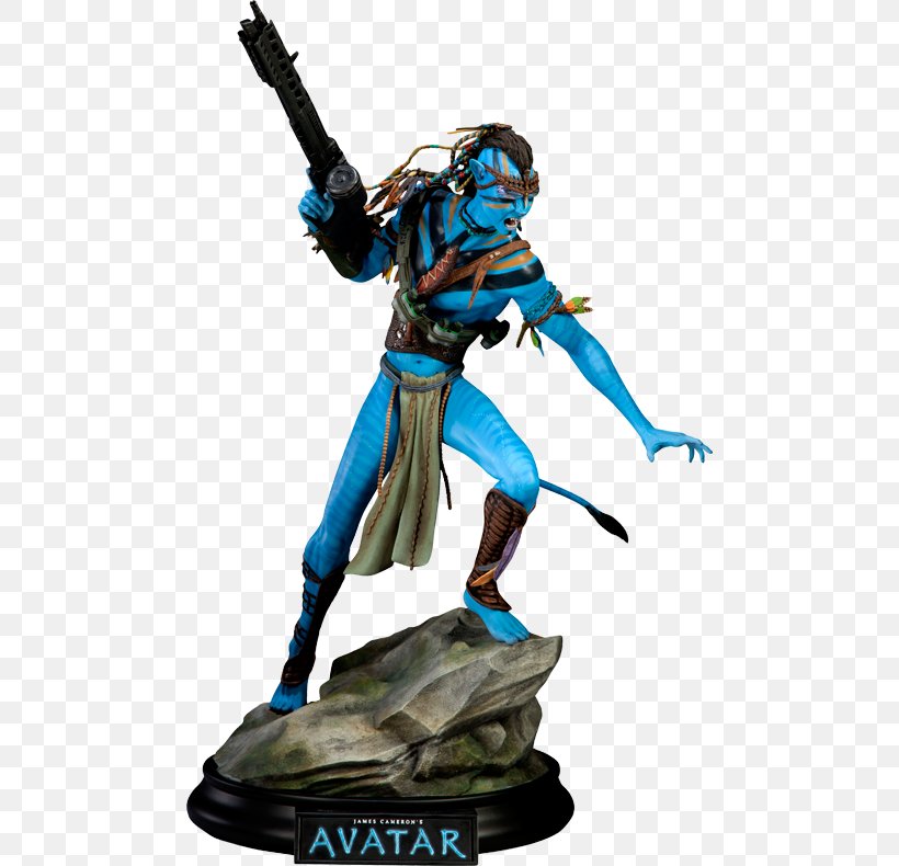 Jake Sully Figurine Statue Neytiri Sideshow Collectibles, PNG, 480x790px, Jake Sully, Action Figure, Avatar, Blockbuster, Fictional Character Download Free