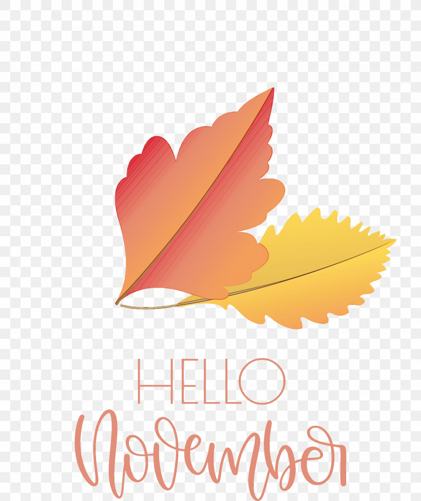 Leaf Logo Maple Leaf / M Background Petal, PNG, 2518x3000px, Hello November, Background, Calligraphy, Leaf, Logo Download Free