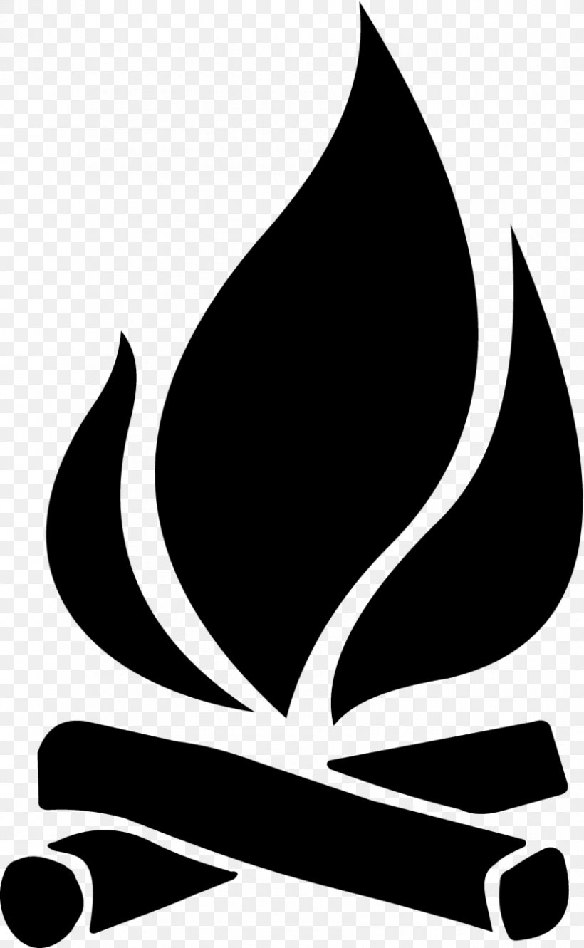 Campfire Silhouette Clip Art, PNG, 850x1380px, Campfire, Artwork, Black And White, Bonfire, Camping Download Free