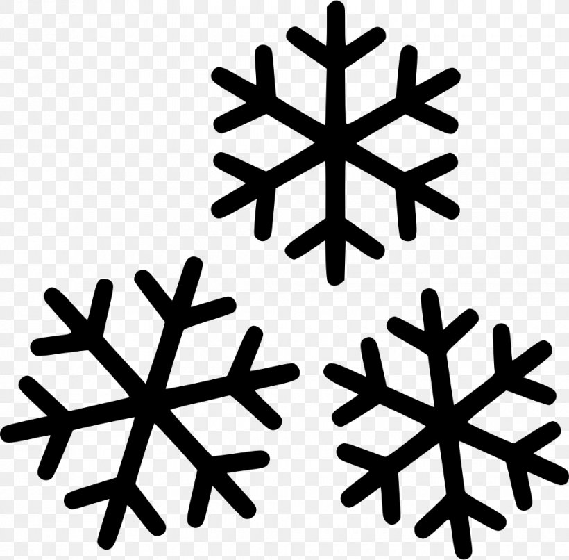 Snowflake Clip Art, PNG, 980x964px, Snowflake, Black And White, Freezing, Ice, Icon Design Download Free