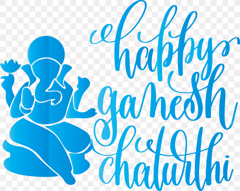 Happy Ganesh Chaturthi, PNG, 3000x2399px, Happy Ganesh Chaturthi, Behavior, Happiness, Line, Logo Download Free