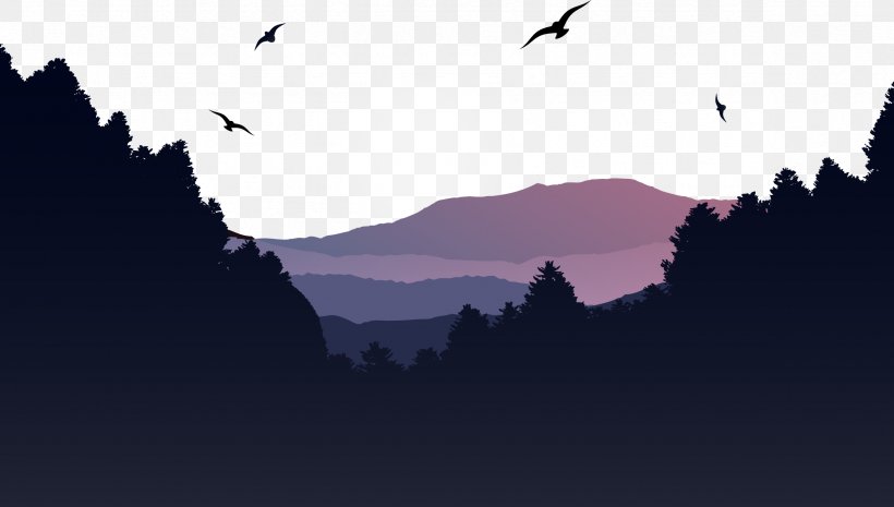 Mountain Euclidean Vector Landscape, PNG, 2363x1341px, Mountain, Cdr, Elevation, Forest, Landscape Download Free