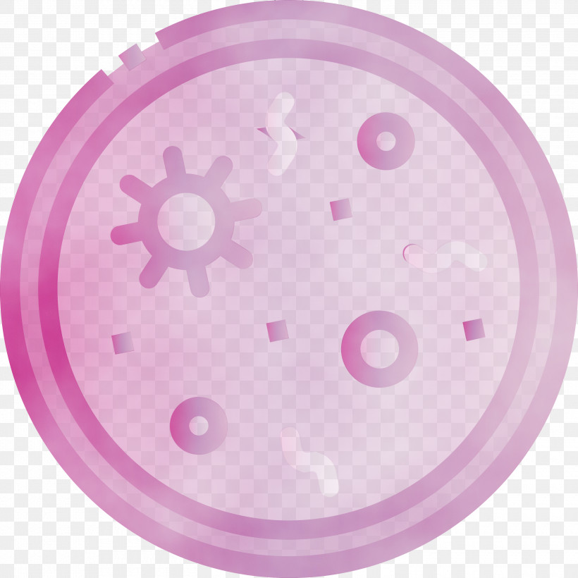 Polka Dot, PNG, 3000x3000px, Bacteria, Circle, Dishware, Germs, Lilac Download Free