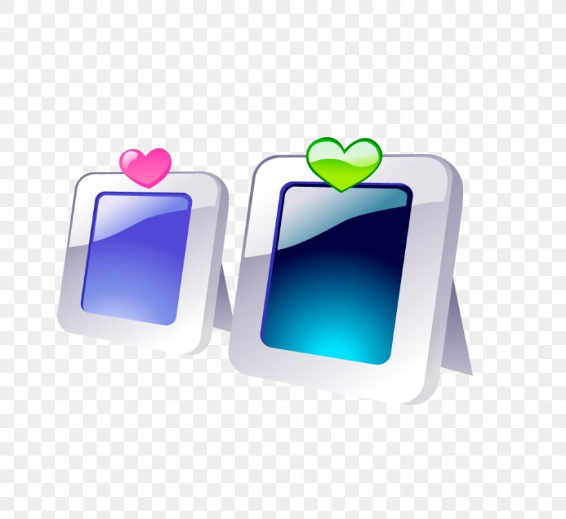 Euclidean Vector Icon, PNG, 947x869px, Mirror, Blue, Gadget, Heart, Logo Download Free