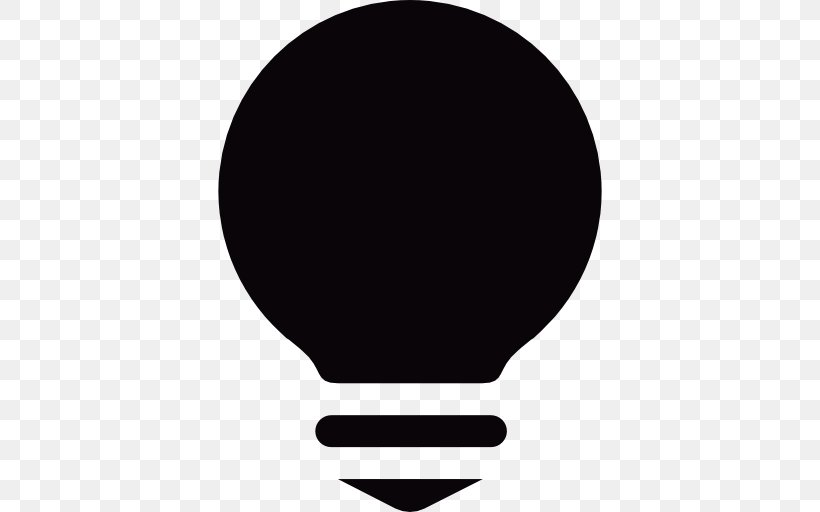 Incandescent Light Bulb, PNG, 512x512px, Light, Black, Black And White, Computer Software, Electricity Download Free