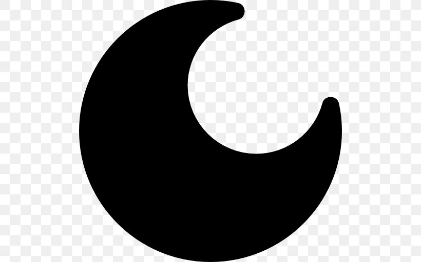 Lunar Phase Moon Crescent, PNG, 512x512px, Lunar Phase, Black, Black And White, Crescent, Meteorology Download Free
