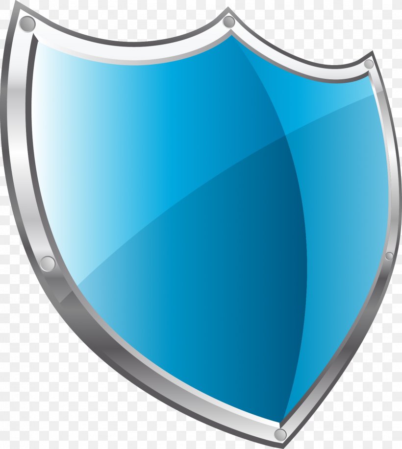 Shield Logo, PNG, 1609x1800px, Shield, Aqua, Azure, Ballistic Shield, Blue Download Free