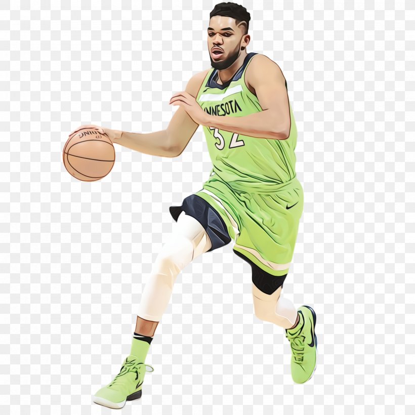 Karl-Anthony Towns, PNG, 2000x2000px, 2019 Nba Draft, Watercolor, Ball, Ball Game, Ballislifecom Download Free