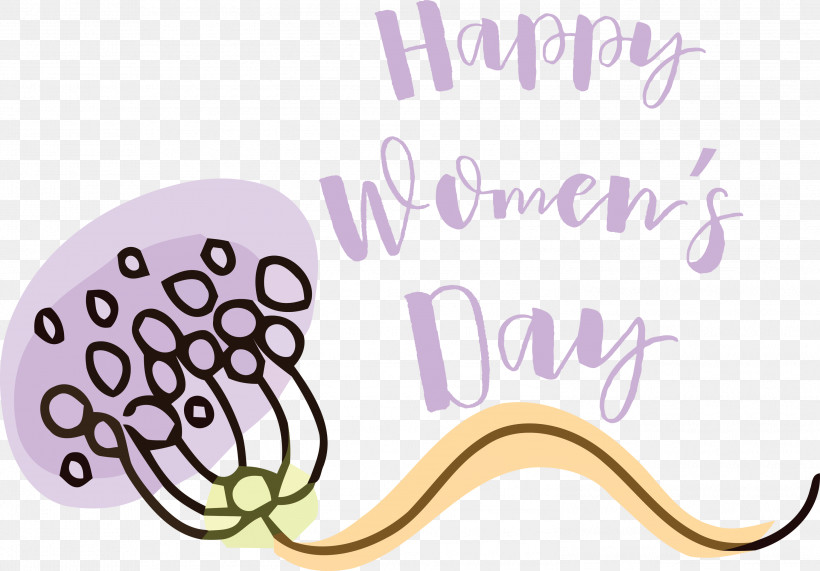 Happy Womens Day Womens Day, PNG, 2999x2090px, Happy Womens Day, Facebook, International Womens Day, Lavender, Lilac M Download Free