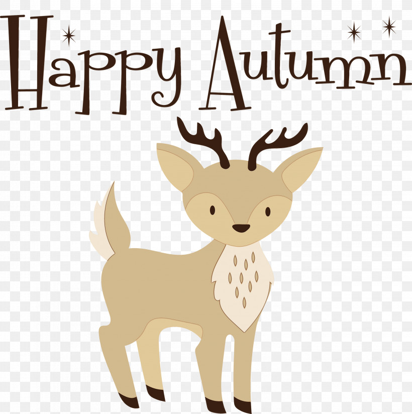 Reindeer, PNG, 2985x3000px, Happy Autumn, Antler, Beauty, Beauty Parlour, Biology Download Free