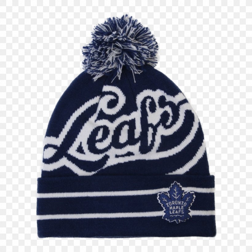 Toronto Maple Leafs Beanie National Hockey League Knit Cap Ice Hockey, PNG, 1024x1024px, Toronto Maple Leafs, Beanie, Brand, Cap, Clothing Download Free