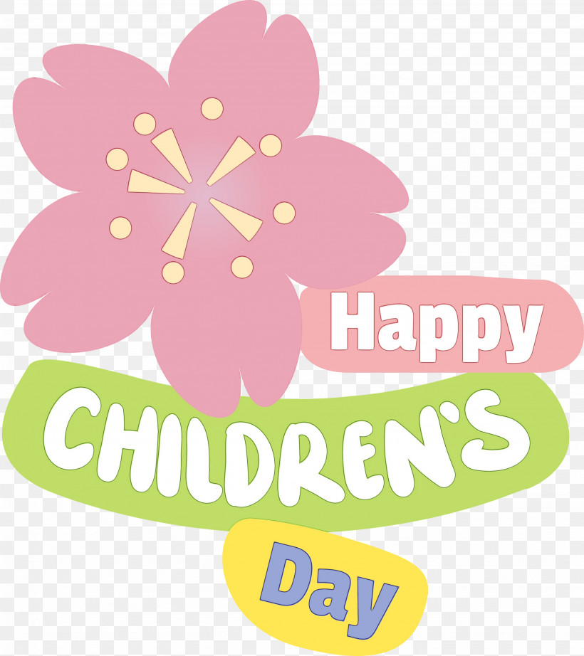 Logo Flower Pink M Petal Meter, PNG, 2668x3000px, Childrens Day, Flower, Happy Childrens Day, Logo, Meter Download Free