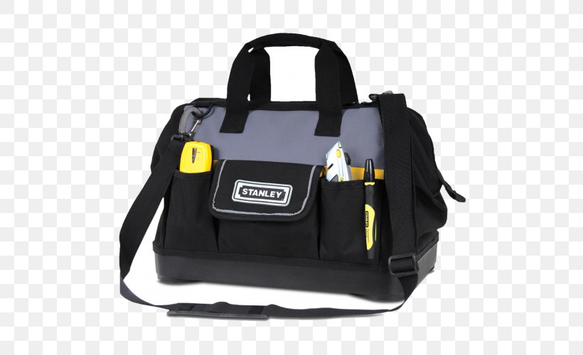 Stanley Hand Tools Stanley Bag FatMax Stanley 1-96-183 16-inch Open Tote Bag, PNG, 500x500px, Stanley Hand Tools, Bag, Brand, Hand Luggage, Hardware Download Free