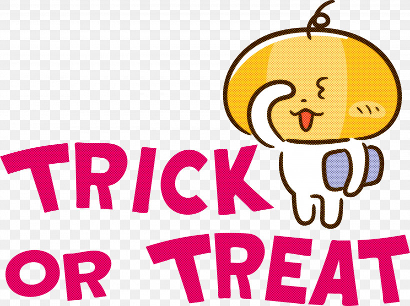 TRICK OR TREAT Halloween, PNG, 3000x2246px, Trick Or Treat, Behavior, Cartoon, Geometry, Halloween Download Free