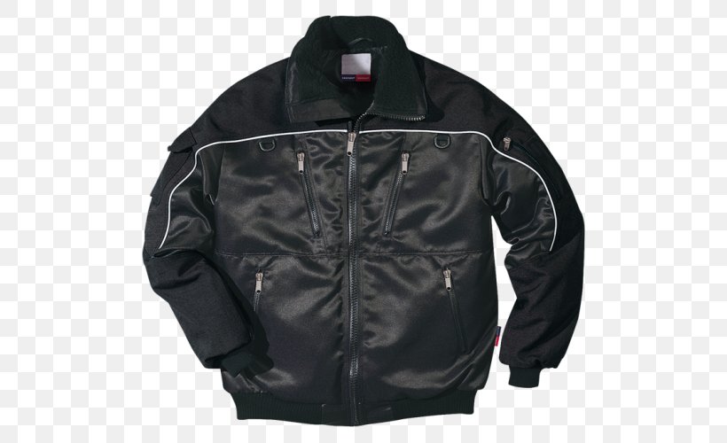 Fristad Leather Jacket Workwear Flight Jacket, PNG, 500x500px, Fristad, Black, Boilersuit, Clothing, Coat Download Free