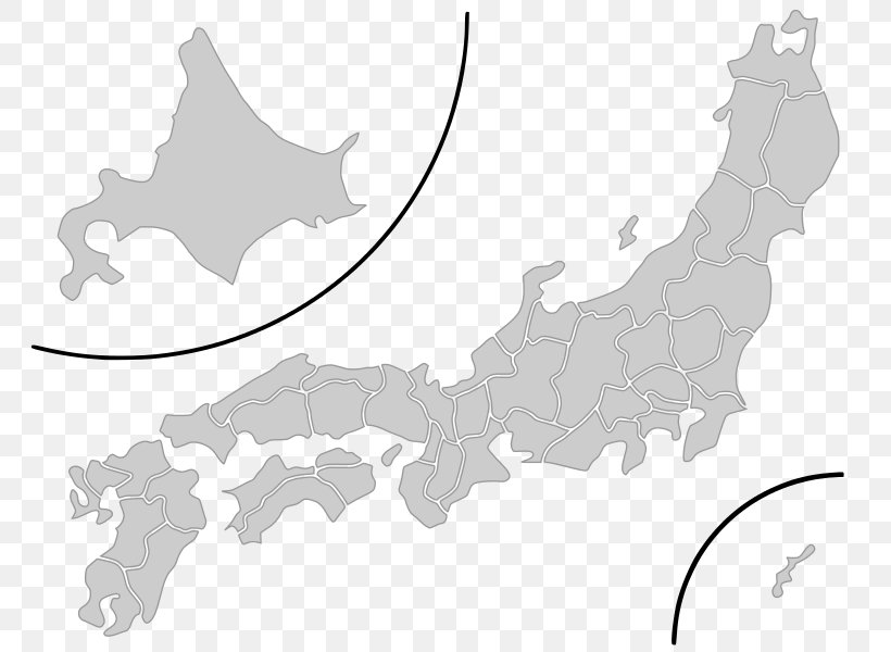 Hokkaido Royalty-free Map, PNG, 800x600px, Hokkaido, Area, Black And White, Blank Map, Drawing Download Free